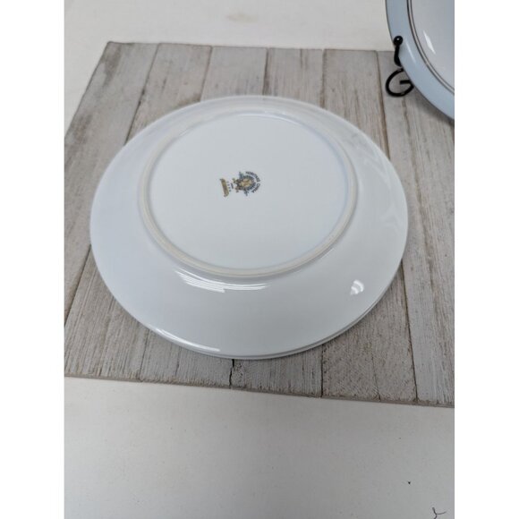 Set Of 4 Noritake Bluebell Salad Luncheon Plates 5558 Fine China - Picture 8 of 10